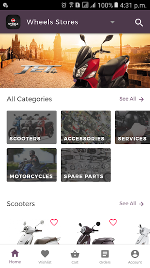 Wheels Scooters Screenshot 0