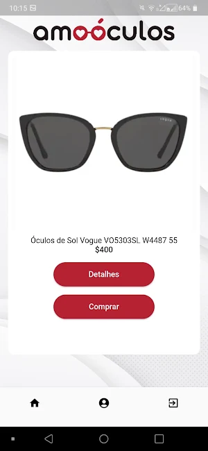 Amo Óculos Screenshot 1