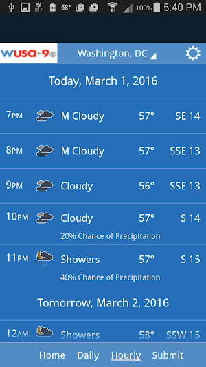 WUSA 9 WEATHER Screenshot 2