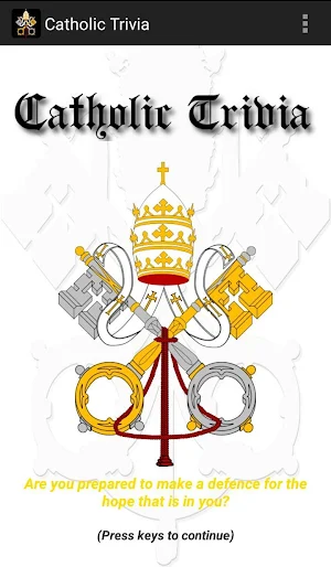 Catholic Trivia Screenshot 0
