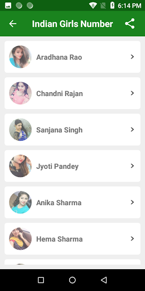 Girls Number For Video Call Screenshot 1