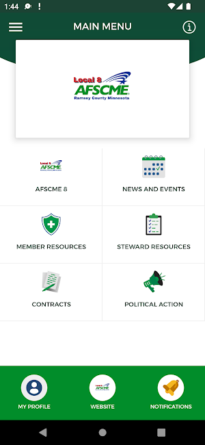 AFSCME Local 8 Screenshot 2