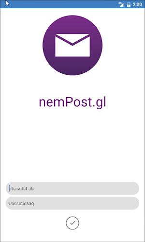 nemPost Grønland Screenshot 0