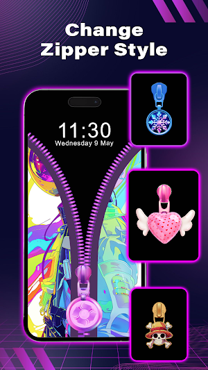 Zipper Lock - Zip Screen Theme Screenshot 3