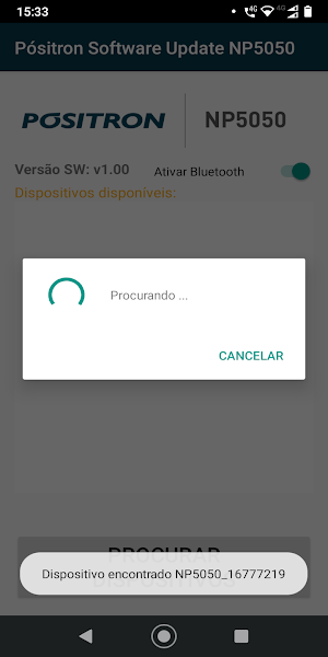 Pósitron Software Update NP5050 Screenshot 2