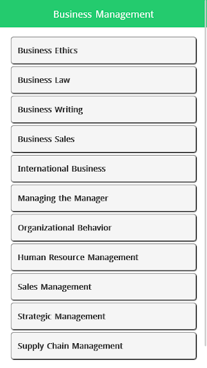 Business Management Screenshot 0