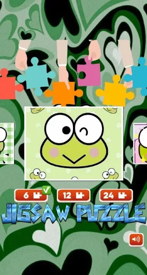 Keroppi Puzzle Game Screenshot 2