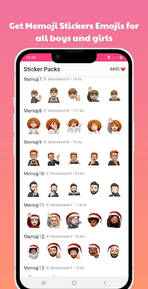 Memoji - Stickers Screenshot 1