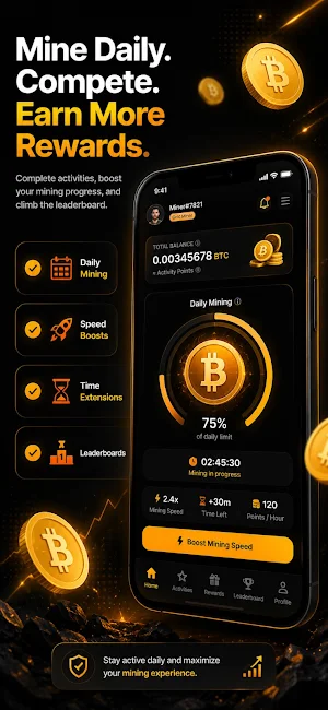 BitForge - Bitcoin Cloud Miner Screenshot 0