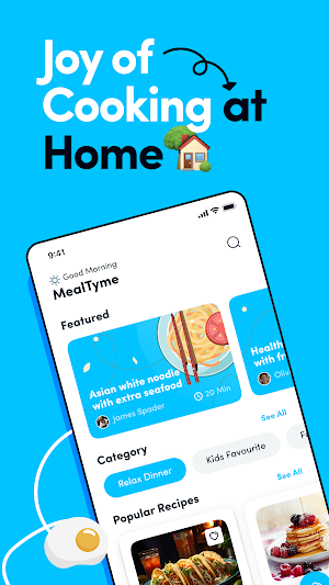 Mealtyme Planner & Recipes Screenshot 0