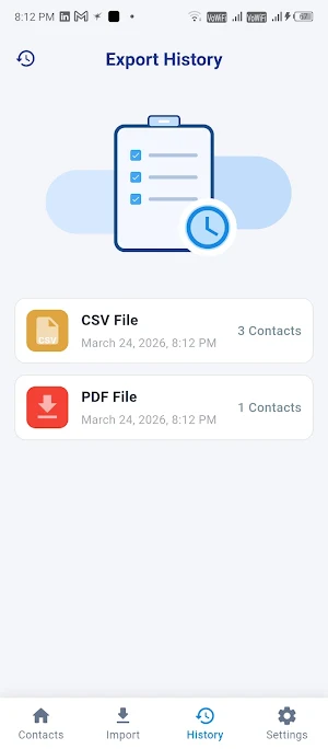 Contact Exporter Screenshot 2