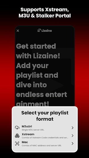 Lizaine IPTV Player Screenshot 0