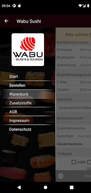 Wabu Sushi Screenshot 0