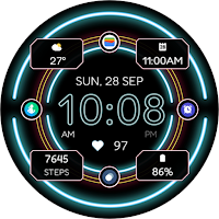 TVV Neon Watch Face