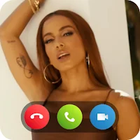 Anitta chamada de vídeo falsa