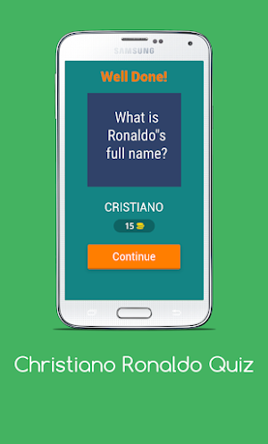 Christiano Ronaldo Quiz Screenshot 2
