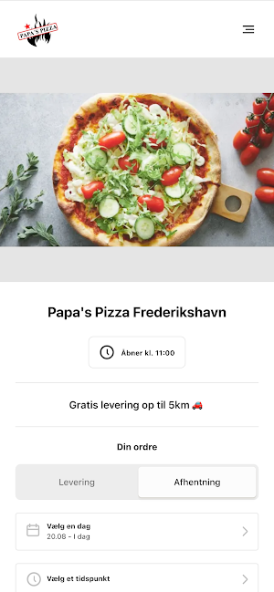 Papa's Pizza Frederikshavn Screenshot 1