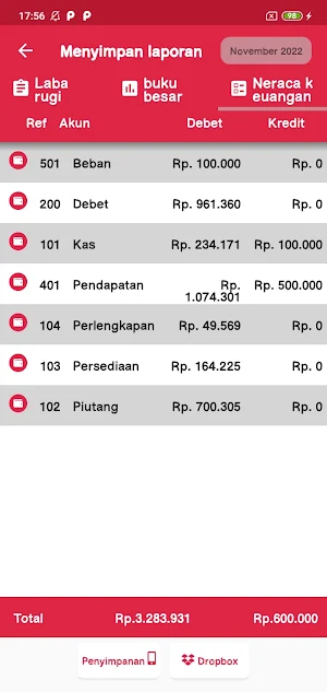 General Journal of Accounting Screenshot 3