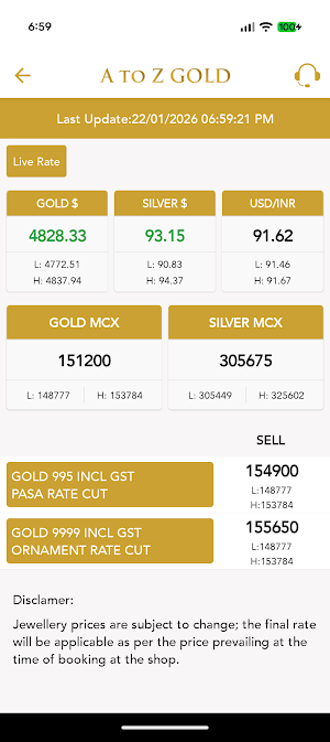 A to Z Gold Screenshot 1
