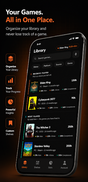 PlayLog – Playnite for Android Screenshot 1