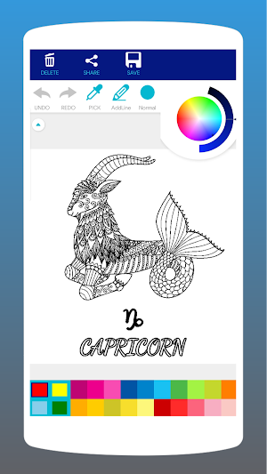 Zodiac Signs Coloring Book Screenshot 3