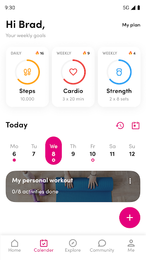 Putti's Workout Screenshot 0