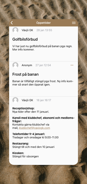 Växjö GK Screenshot 2