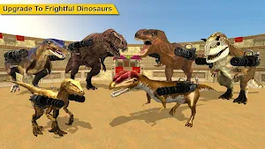 Dinosaur Shooting Games- Counter Attack Screenshot 1