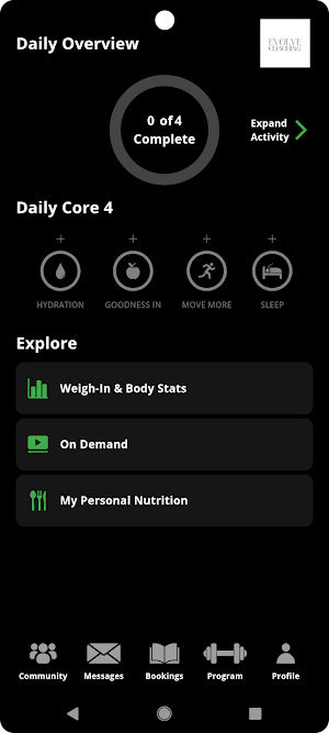 Evolve Coaching Screenshot 1