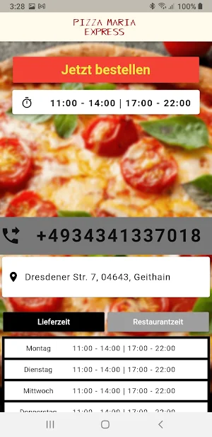 Pizza Maria Express Screenshot 1