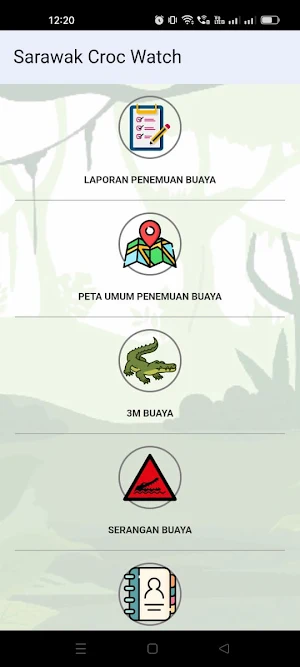 Sarawak Croc Watch Screenshot 1