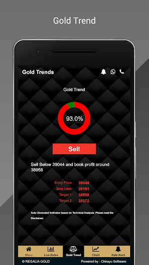 Regalia Gold Screenshot 1