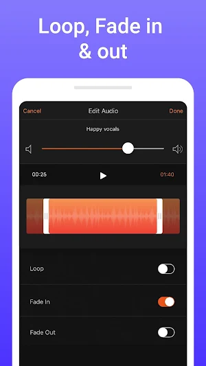 Add music to video 🎵 background music for videos Screenshot 2