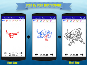 How to Draw Mythical Monster Step by Step Screenshot 1