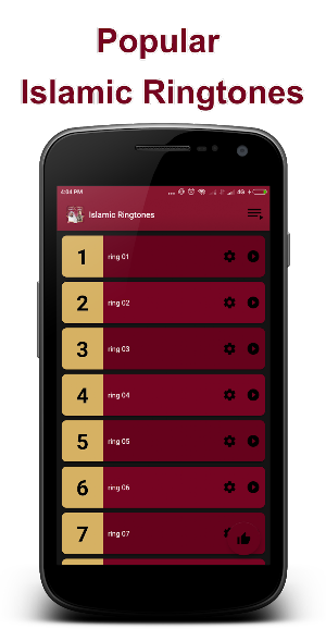 Popular Islamic Ringtones Screenshot 3