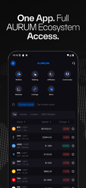 Aurum Exchange Screenshot 0