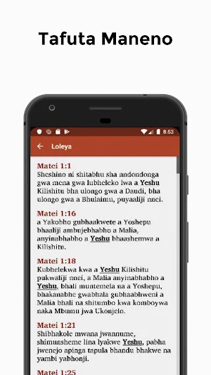 Biblia Kimwera - Soma Lugha Ya Screenshot 3
