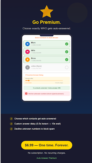 Auto Answer - Hands-Free Calls Screenshot 2