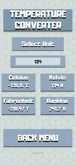 Temperature Converter Screenshot 2