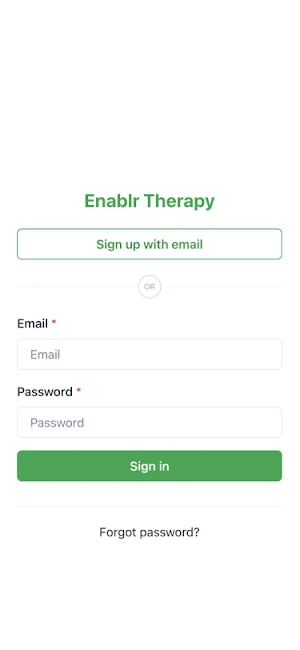 Enablr Therapy Screenshot 0