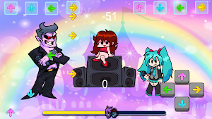 unicorn academy vs fnf mod Screenshot 0