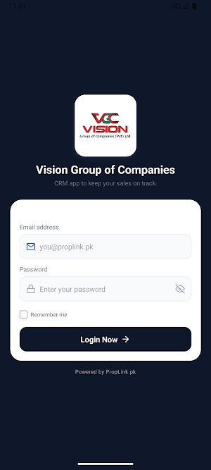 Vision CRM Screenshot 0