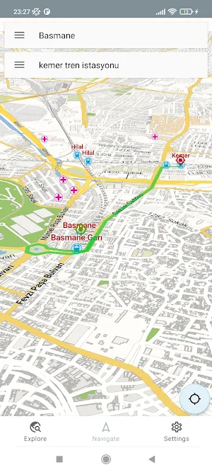 Izmir Turkey Offline Map Screenshot 1