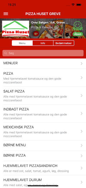 PIZZA HUSET GREVE Screenshot 0