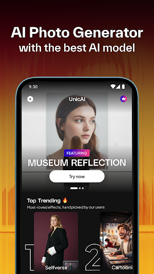 UnicAI: AI Photo Generator Screenshot 1