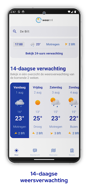 Weer.nl Screenshot 2