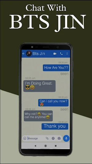 BTS Jin - Fake Video Call Screenshot 3