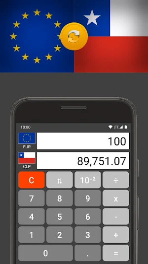 Euro / Chilean Peso Screenshot 0
