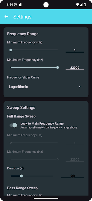 Freq'n Awesome Tone Generator Screenshot 1