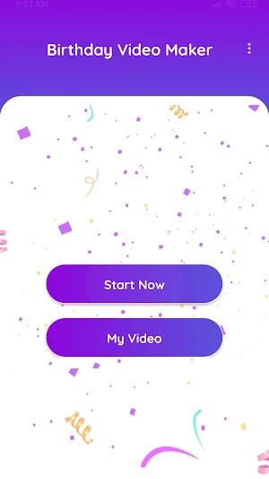 Birthday Video Maker with Song Screenshot 1
